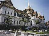 One of the buildings that make up the palace. Notice the different style of architecture that is used on each floor.