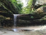 A small but nice waterfall in LaSalle Canyon